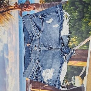 7 For all Mankind Distressed Shorts‎ Size 26